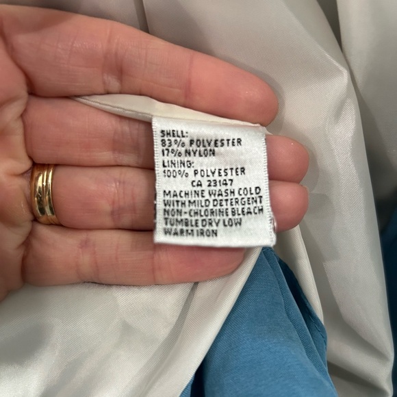 Talbots Diamond Quilted Full Zip Vest Sz 2X Cinch Waist Cottage Preppy Pockets - Picture 10 of 10